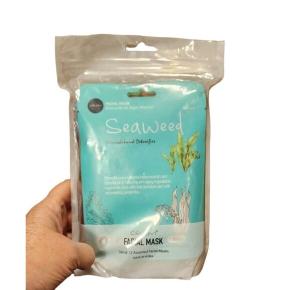 Celavi Essence Facial Sheet Face Mask Variety Set Of 12 Classic Authentic Korea - Picture 14 of 16